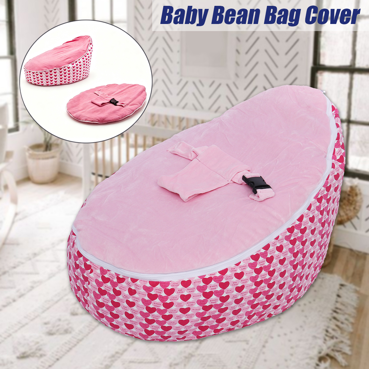 Crimson Baby Bean Bag Chair Cover - Baby Bean Bag Chair Cover Manufacturer & China Factory