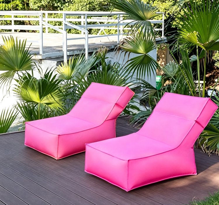 compact beach bean bag chair cover bean bag chair cover detail 2 Compact Beach Bean Bag Chair detail 2