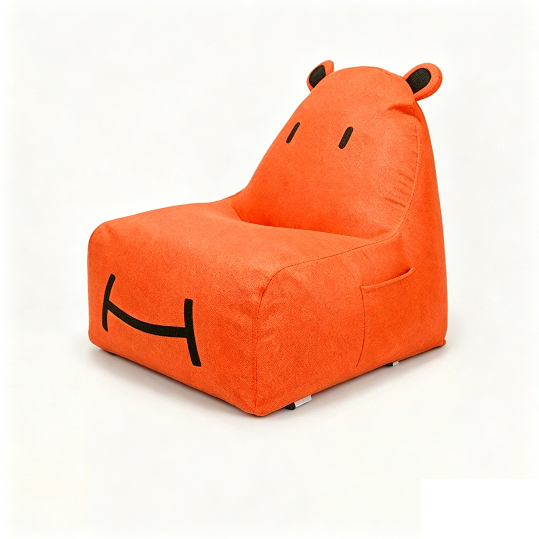 Orange Kids Bean Bag Chair - Children Bean Bag Chair Manufacturer & China Factory