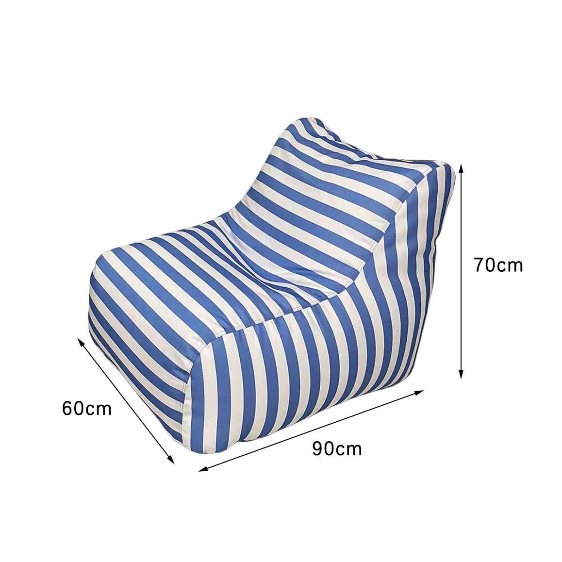 children stripe bean bag chair no.5 detail 2 Children Stripe Bean Bag Chair No.5 detail 2