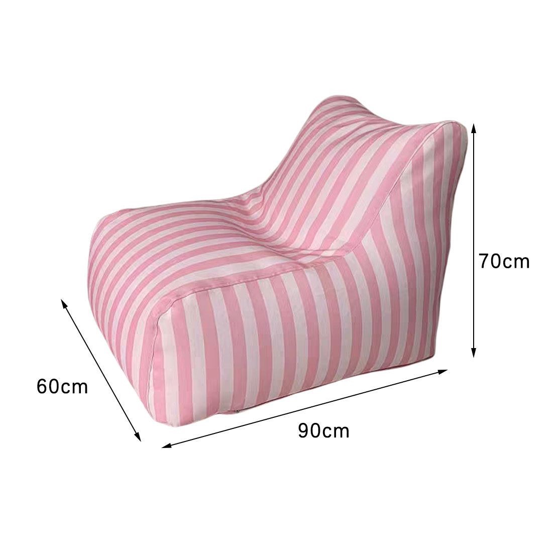 children stripe bean bag chair no.6 detail 2 Children Stripe Bean Bag Chair No.6 detail 2