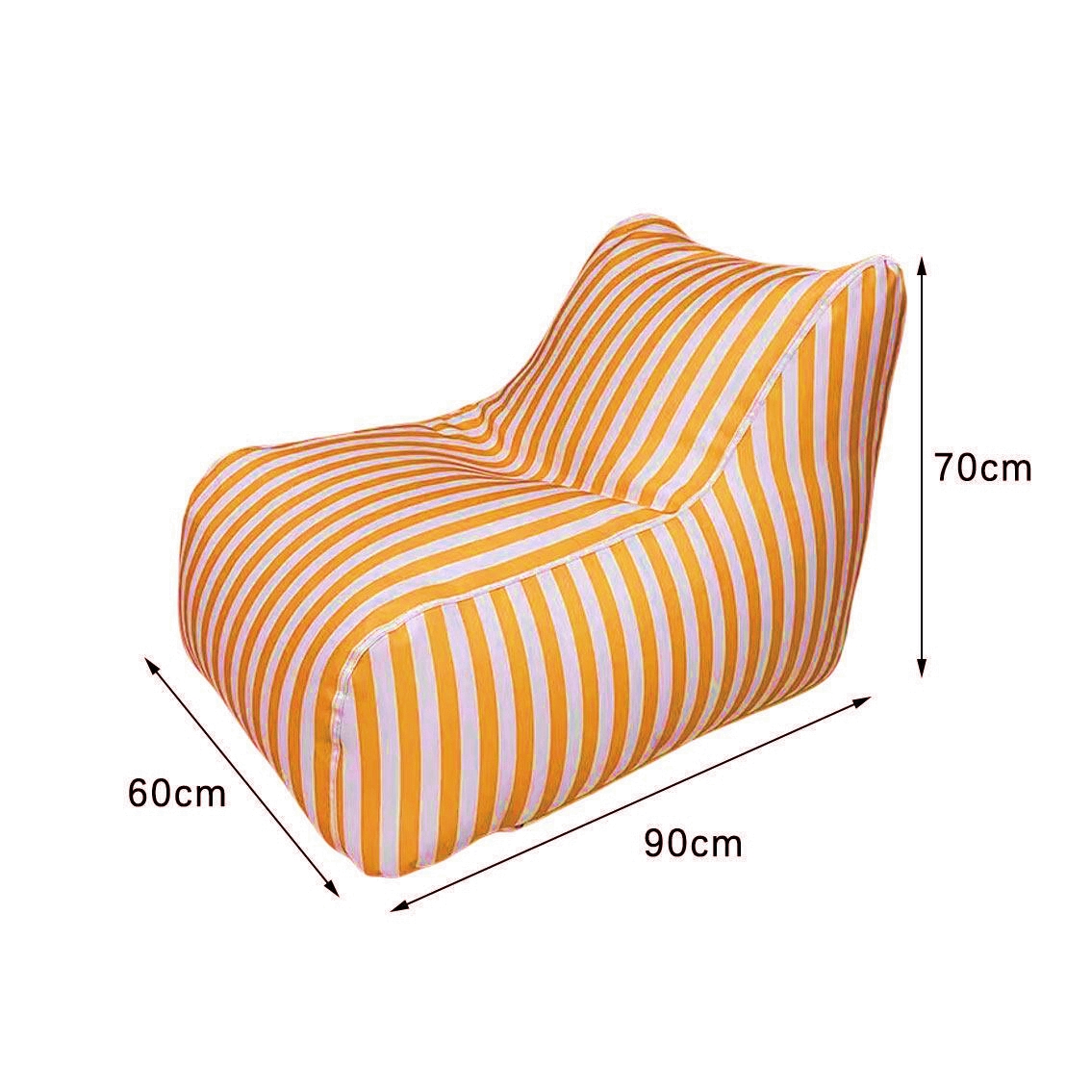 children stripe bean bag chair no.7 detail 2 Children Stripe Bean Bag Chair No.7 detail 2