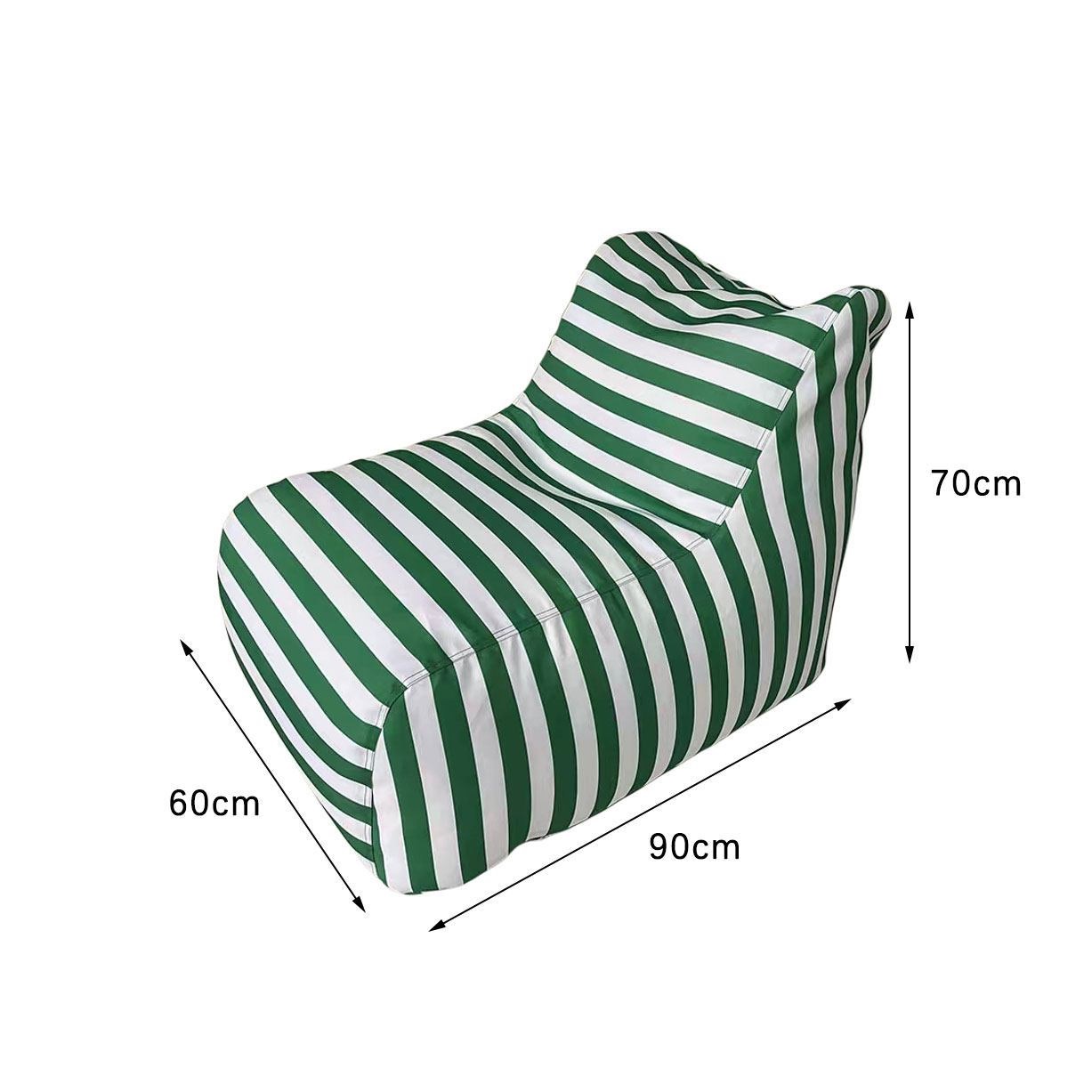 children stripe bean bag chair no.8 detail 2 Children Stripe Bean Bag Chair No.8 detail 2