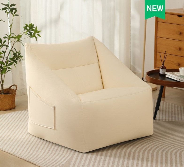 Sand Lounge Bean Bag Sofa detail 1 Sand Lounge Bean Bag Sofa detail 1