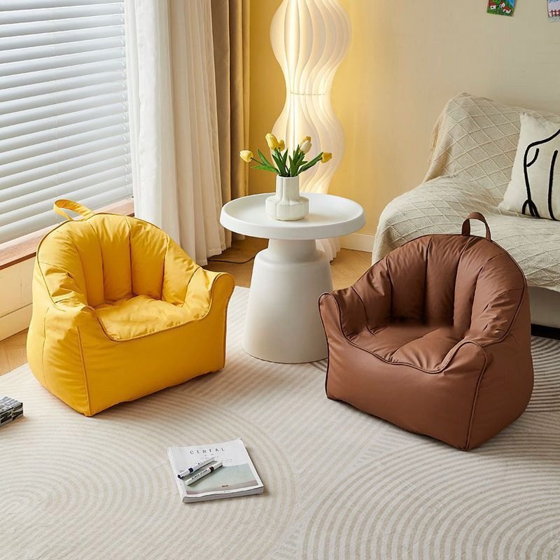Sand Colour Lounge Bean Bag Sofa detail 1 Sand Colour Lounge Bean Bag Sofa detail 1