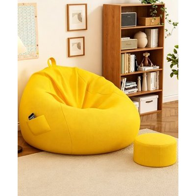 Ochre Tear Drop Bean Bag Chair - Bean Bag Chair Cover Manufacturer & China Factory
